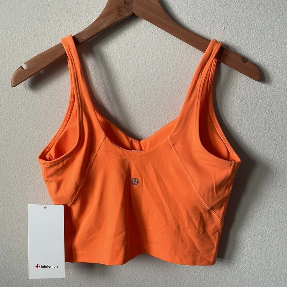 NWT Lululemon Align Tank Top Orange Soda Size 8 - Picture 2 of 9